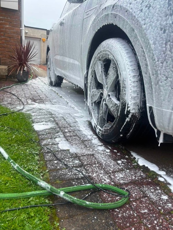 Paintwork before decontamination